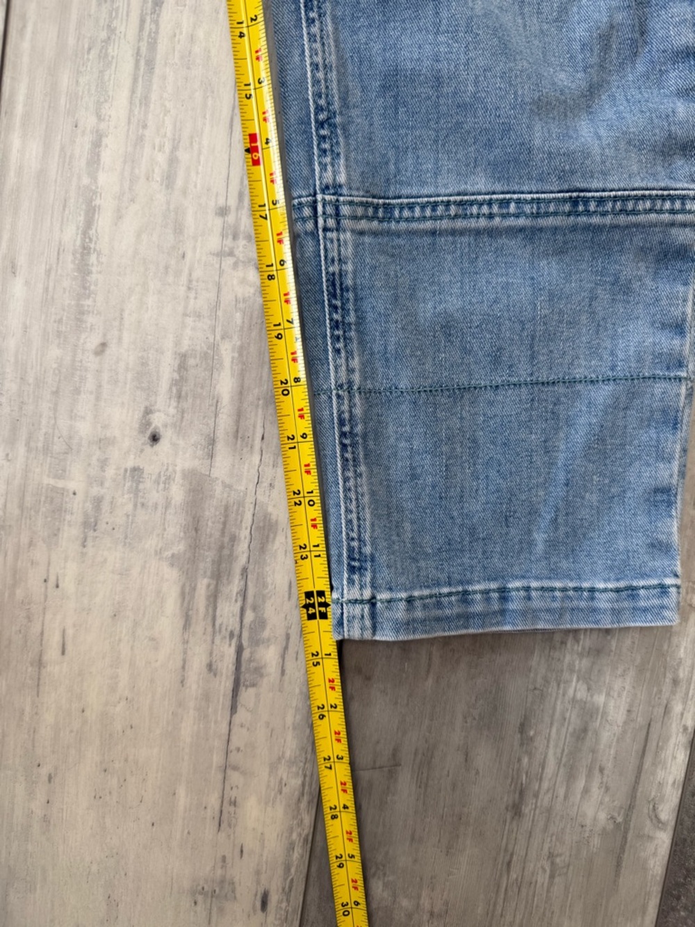Pilcro & The Letterpress Anthropologie Jeans 29 High Rise Utility Crop Denim - Picture 14 of 15